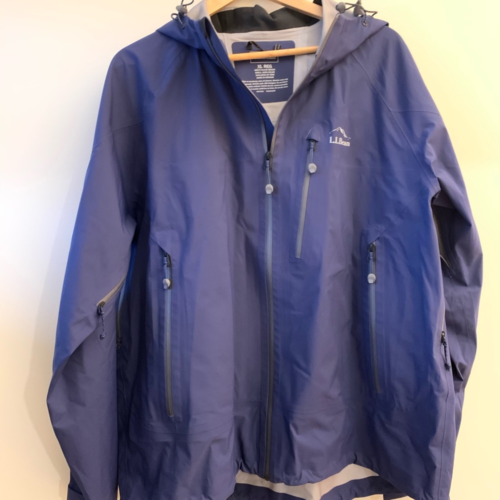 L.L. Bean Pathfinder Waterproof Shell Rain Jacket